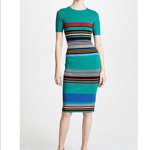 Diane Von Furstenberg Striped Sweater Dress